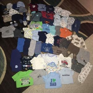 Baby boy preemie, newborn & 0-3 clothes